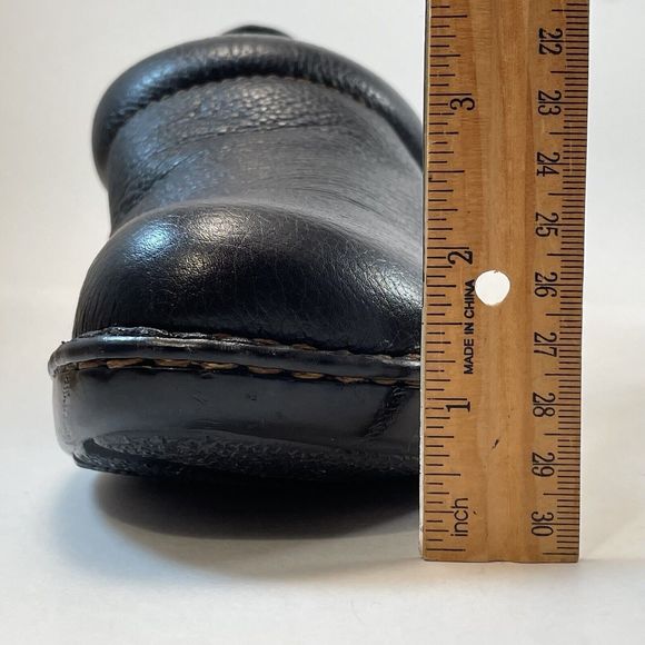 BOC Born Concept Peggy Mule Slip On Clogs Women's Size 8.5 Black Leather Nurse - Picture 8 of 16